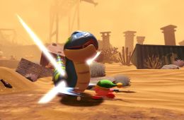 Скриншот из игры «Kirby and the Forgotten Land»