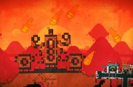 Скриншот из игры «PixelJunk Nom Nom Galaxy»