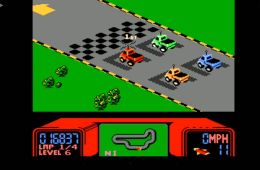 Скриншот из игры «R.C. Pro-Am»