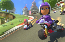 Скриншот из игры «Mario Kart 8»