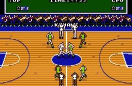 Скриншот из игры «Double Dribble»