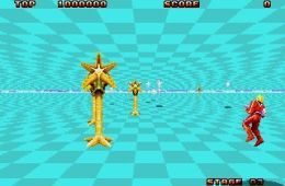 Скриншот из игры «Space Harrier II»
