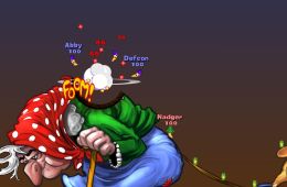 Скриншот из игры «Worms Reloaded»