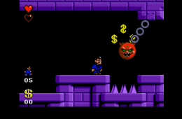 Скриншот из игры «The Addams Family»
