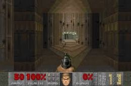 Скриншот из игры «Doom II: Hell on Earth»