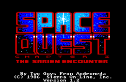 Скриншот из игры «Space Quest: The Sarien Encounter»