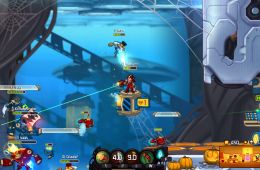 Скриншот из игры «Awesomenauts»