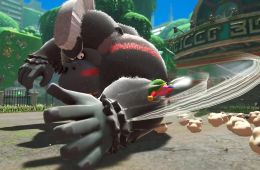 Скриншот из игры «Kirby and the Forgotten Land»