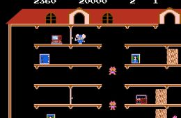 Скриншот из игры «Mappy»