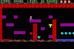 Скриншот из игры «Dangerous Dave»