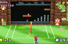 Скриншот из игры «Mario Tennis Open»