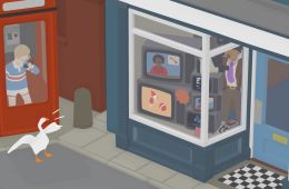 Скриншот из игры «Untitled Goose Game»