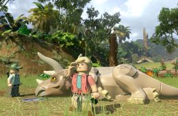 Скриншот из игры «LEGO Jurassic World»