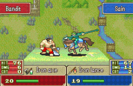 Скриншот из игры «Fire Emblem: The Blazing Blade»