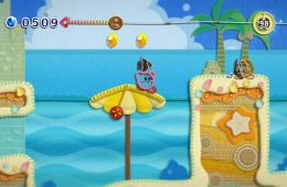 Скриншот из игры «Kirby's Epic Yarn»