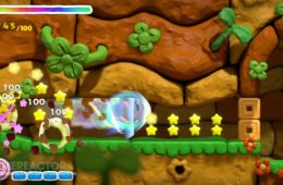 Скриншот из игры «Kirby and the Rainbow Curse»