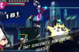 Скриншот из игры «Azure Striker Gunvolt 2»