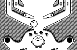 Скриншот из игры «Kirby's Pinball Land»