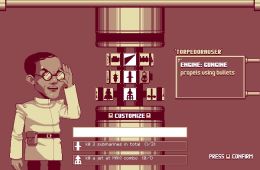 Скриншот из игры «Luftrausers»