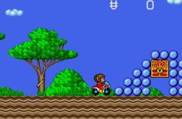 Скриншот из игры «Alex Kidd in the Enchanted Castle»