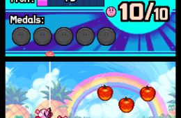 Скриншот из игры «Kirby Mass Attack»