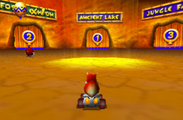 Скриншот из игры «Diddy Kong Racing»