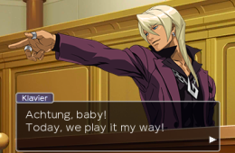 Скриншот из игры «Apollo Justice: Ace Attorney»