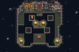 Скриншот из игры «Sparklite»