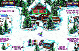 Скриншот из игры «Ski or Die»