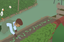 Скриншот из игры «Untitled Goose Game»