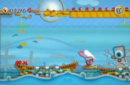 Скриншот из игры «Kirby's Epic Yarn»