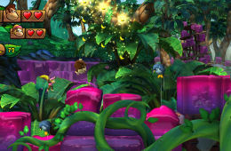 Скриншот из игры «Donkey Kong Country: Tropical Freeze»