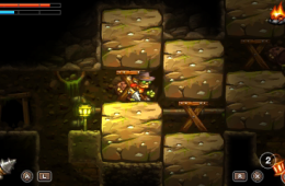 Скриншот из игры «SteamWorld Dig»