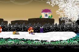 Скриншот из игры «Paper Mario: The Thousand-Year Door»