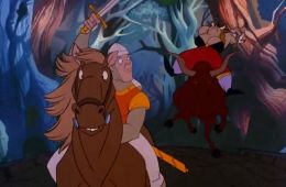 Скриншот из игры «Dragon's Lair II: Time Warp»