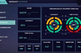 Скриншот из игры «Aimlabs»