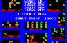 Скриншот из игры «Millipede»