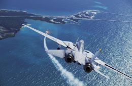 Скриншот из игры «Ace Combat Infinity»