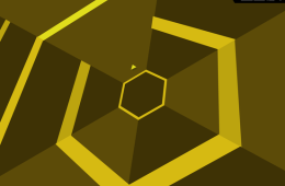 Скриншот из игры «Super Hexagon»