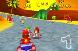 Скриншот из игры «Diddy Kong Racing»