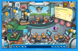 Скриншот из игры «Club Penguin»