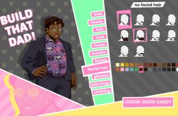 Скриншот из игры «Dream Daddy: A Dad Dating Simulator»