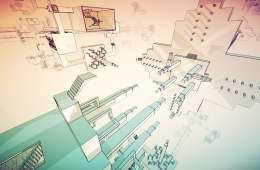Скриншот из игры «Manifold Garden»