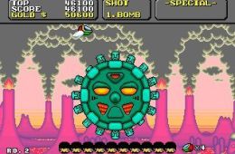Скриншот из игры «Super Fantasy Zone»