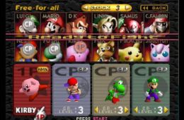 Скриншот из игры «Super Smash Bros.»