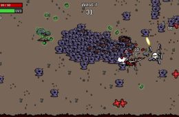 Скриншот из игры «Brotato»