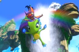 Скриншот из игры «Yooka-Laylee»