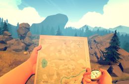 Скриншот из игры «Firewatch»