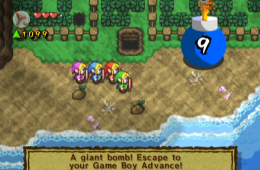 Скриншот из игры «The Legend of Zelda: Four Swords Adventures»