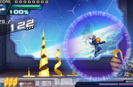 Скриншот из игры «Azure Striker Gunvolt 2»
